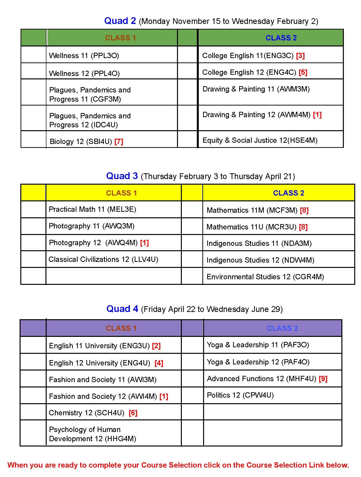 Timetable pg2